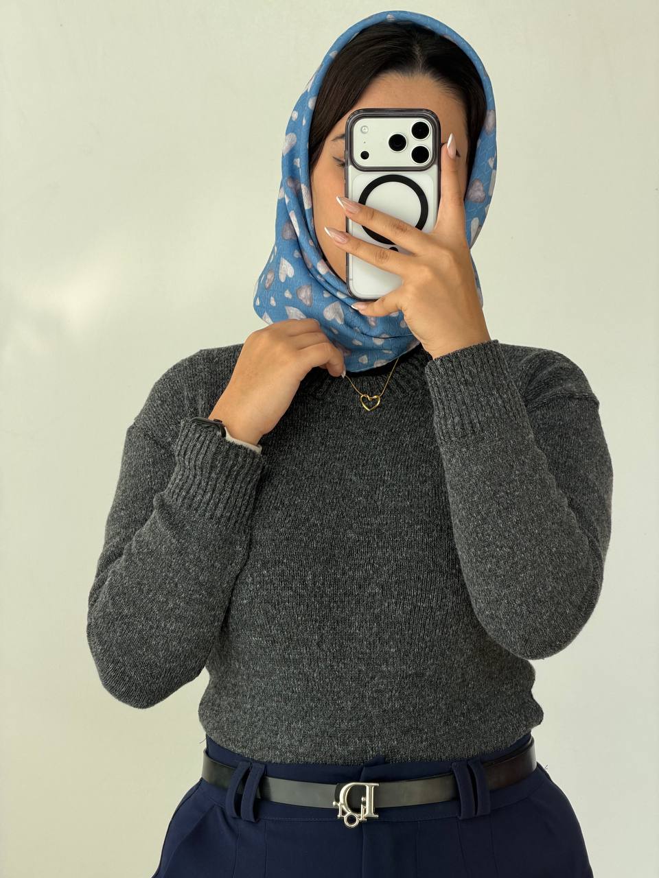 بافت یقه گرد دخترانه